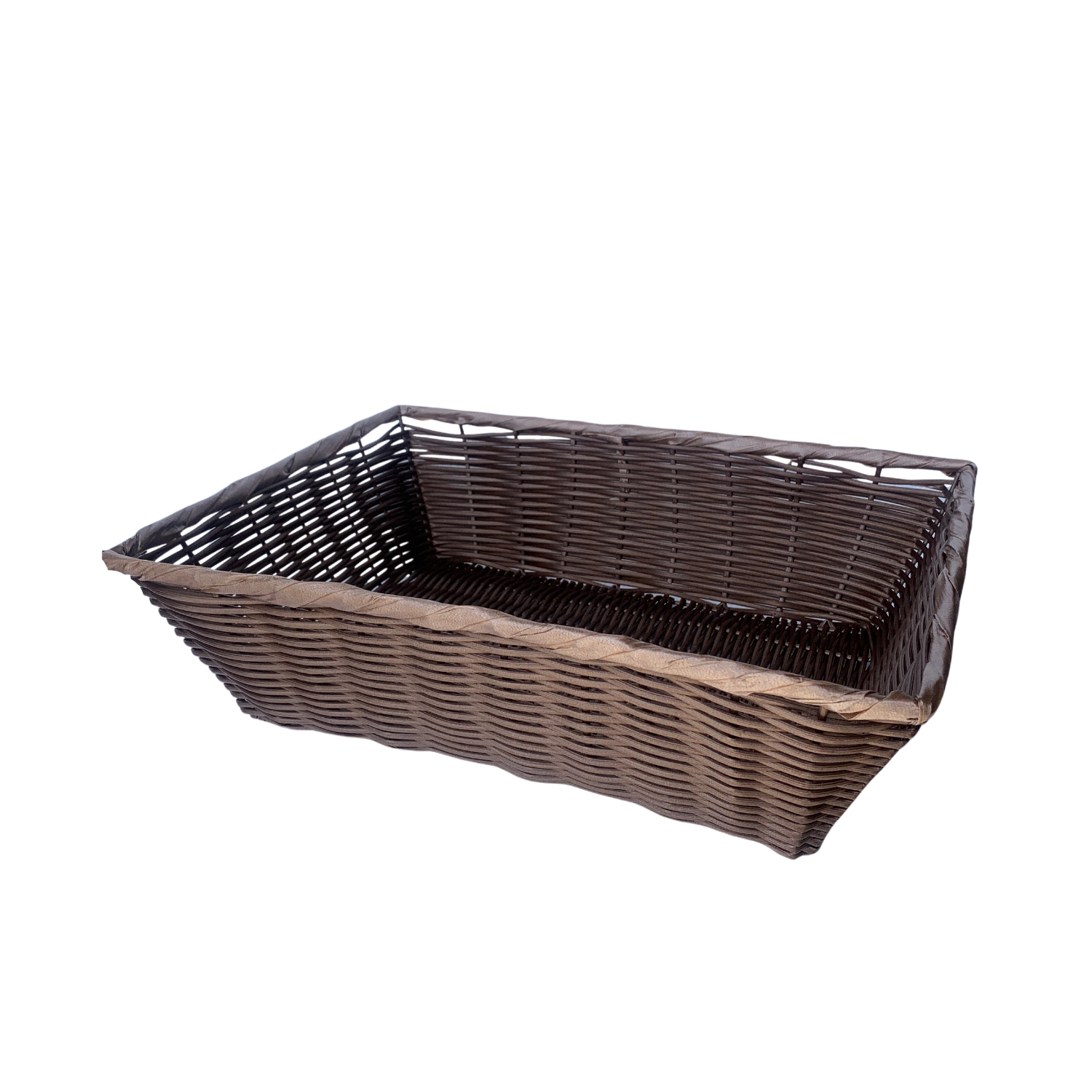 Small Rectangle Plastic Baskets, Brown (50 per case) 2.99 Each – America  Basket