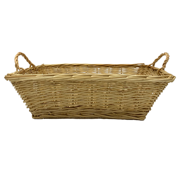 Large Natural Rectangle Baskets (12 per case) 11.99 Each