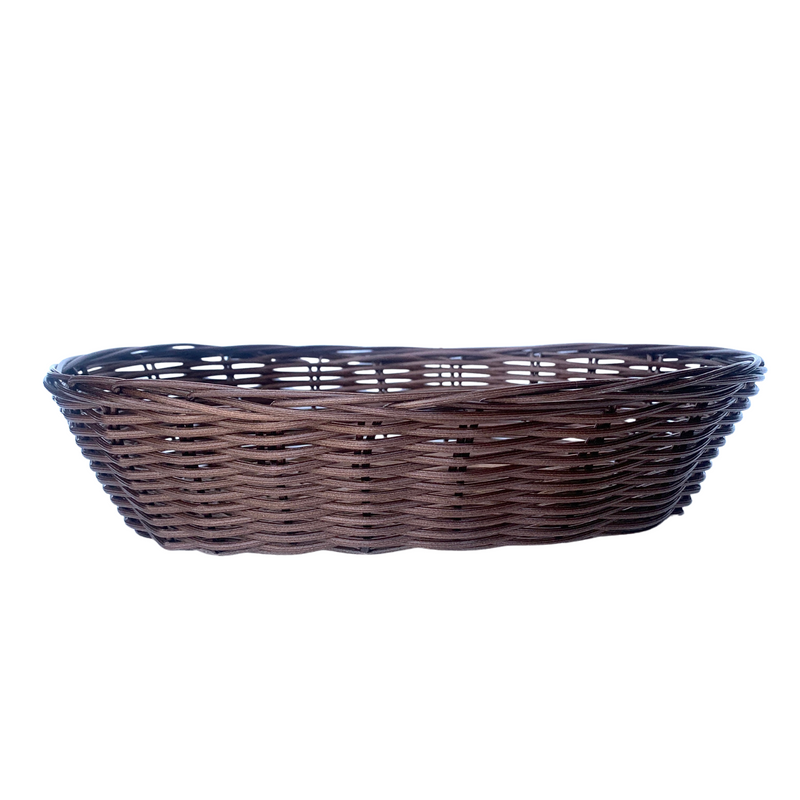 Medium Oval Plastic Baskets - Brown (50 Per case) 4.29 Each