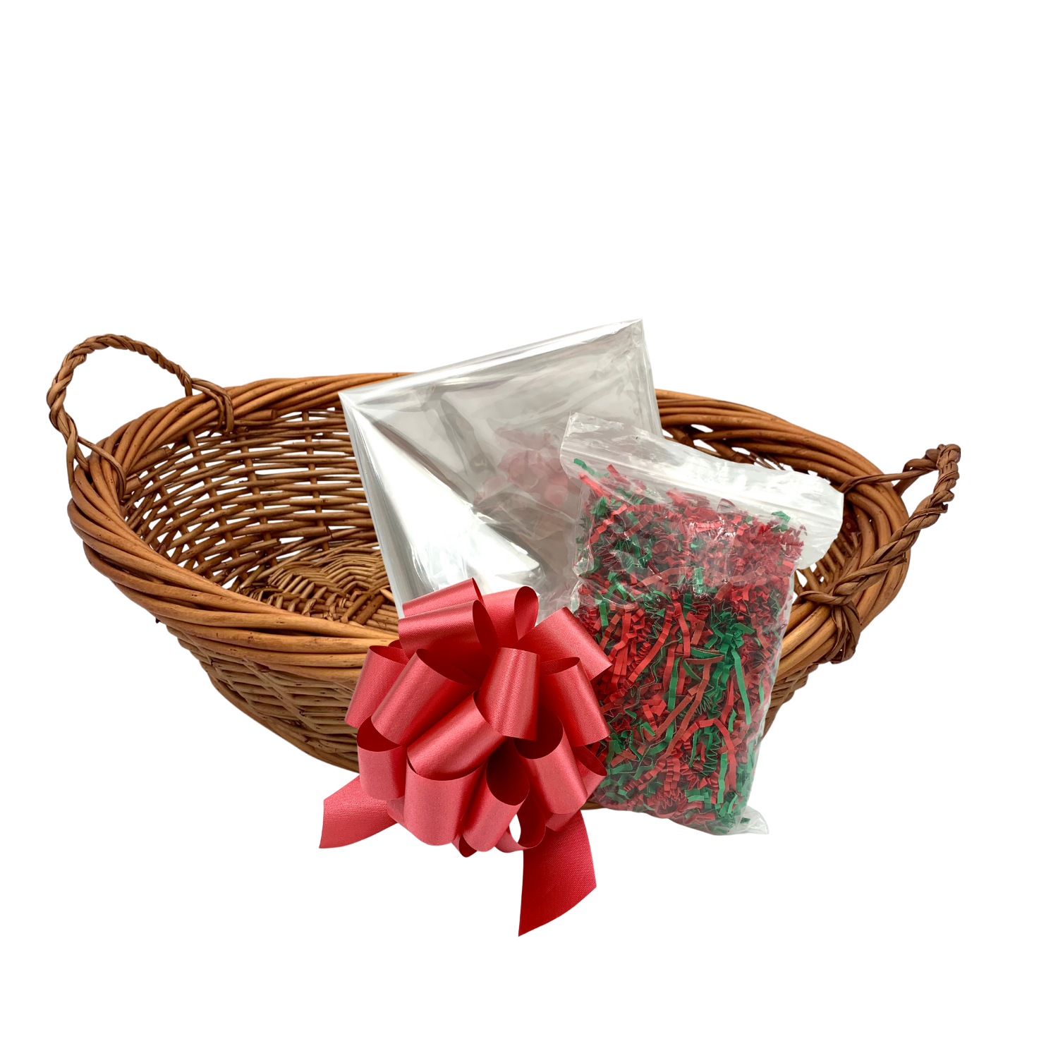Medium Gift Basket Kits with Chestnut Basket (12 kits per case) 13.49