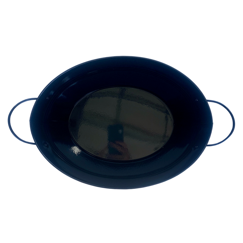 Medium Oval Tin - Black (24 per case) 6.79 Each