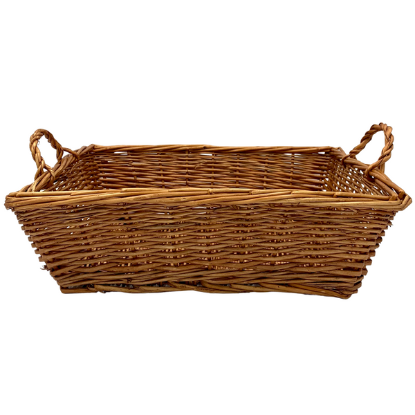 Large Chestnut Rectangle Baskets WITHOUT HANDLES (12 per case) 11.99 Each