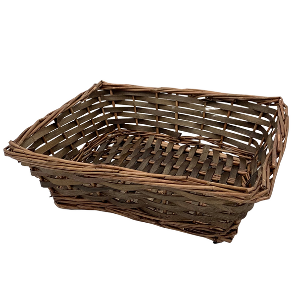 Medium Rectangle Gift Basket, Walnut (24 per case) 7.49 Each
