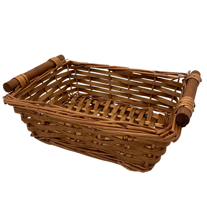 Small Rectangle Gift Basket, Chestnut (60 per case) 6.99 Each