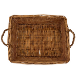 Medium Chestnut Rectangle Baskets (12 per case) 8.99 each