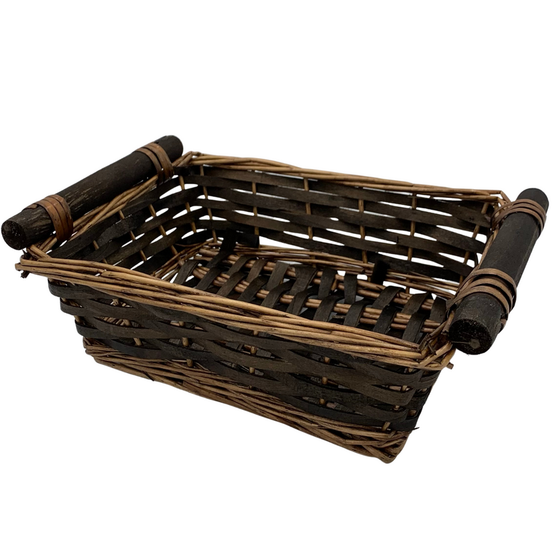 Small Rectangle Gift Basket, Walnut (60 per case) 6.99 Each