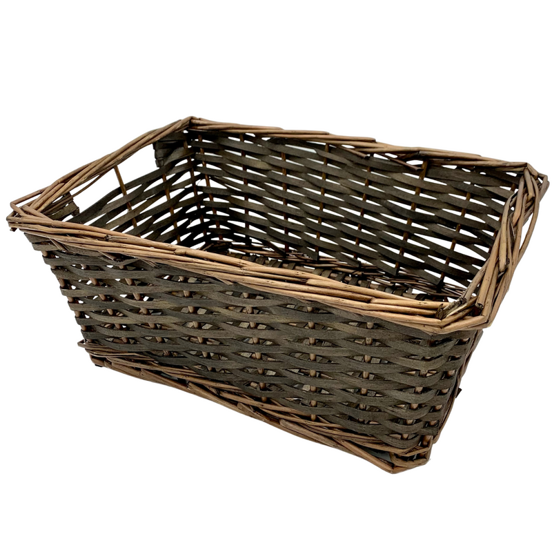Rectangle Basket with Knock out Handles (12 per case) 12.99 Each