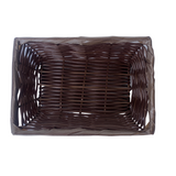 XSmall Rectangle Plastic Baskets, Brown (50 per case) 3.49 Each