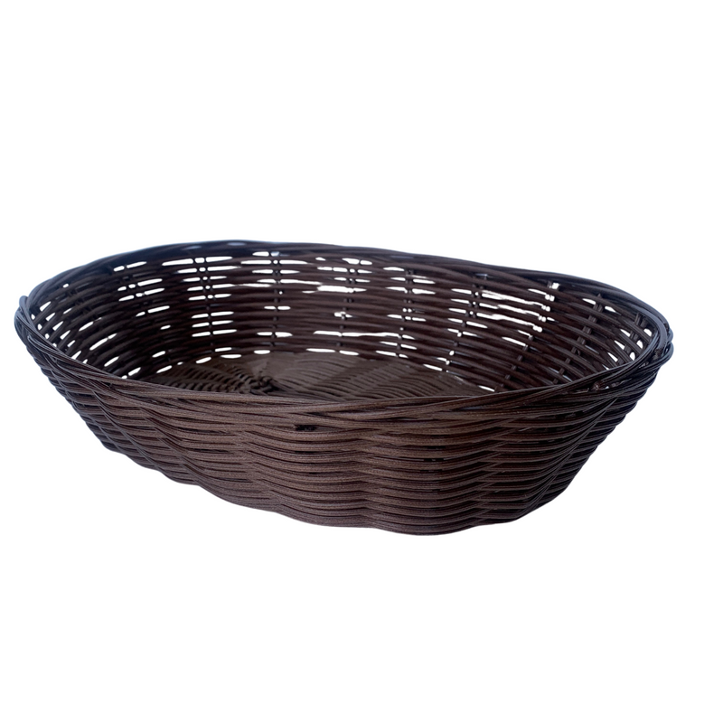 Medium Oval Plastic Baskets - Brown (50 Per case) 4.29 Each