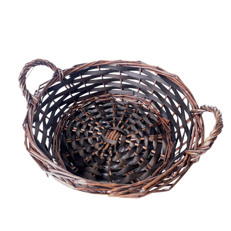 Small Round Gift Basket (24 per case) 5.99 Each