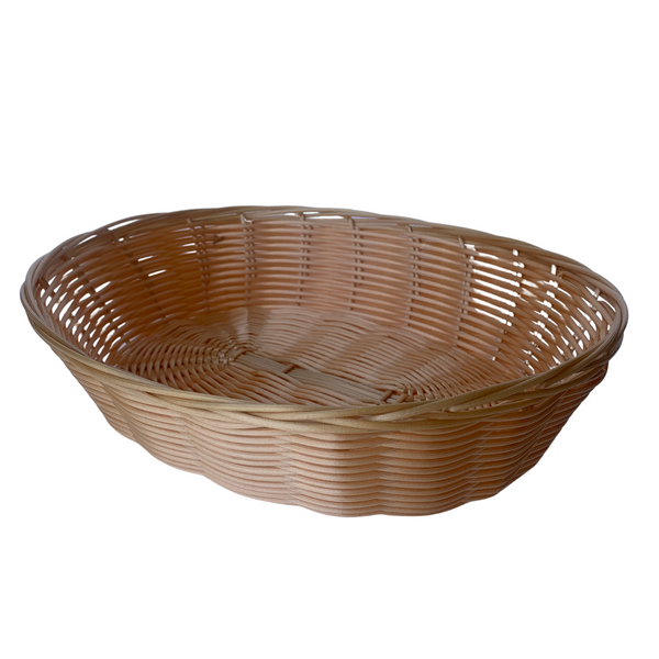 Medium Oval Plastic Baskets -Natural (50 per case) 4.29 Each