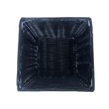 Small Square Plastic Baskets, Black (32 per case) 4.69 Each