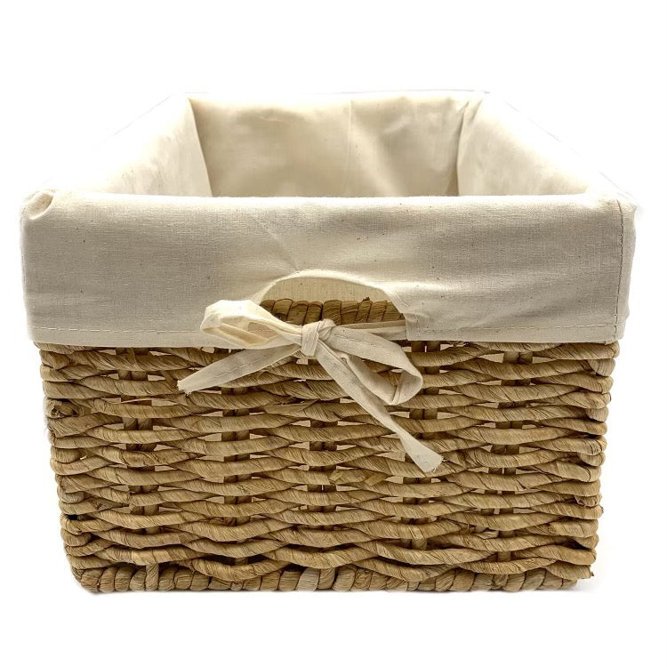 Woven Maize Honey Rectangular Storage Baskets (Set of 3)