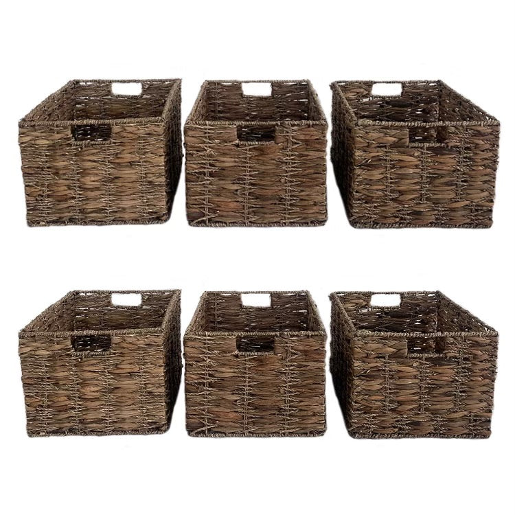 Knock-Down Storage Basket Walnut Medium (6 per case) 12.50 Each