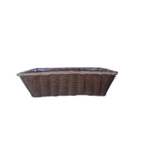 Small Rectangle Plastic Baskets, Brown (50 per case) 2.99 Each