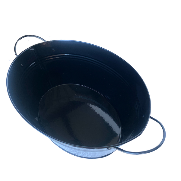 Medium Oval Tin - Black (24 per case) 6.79 Each
