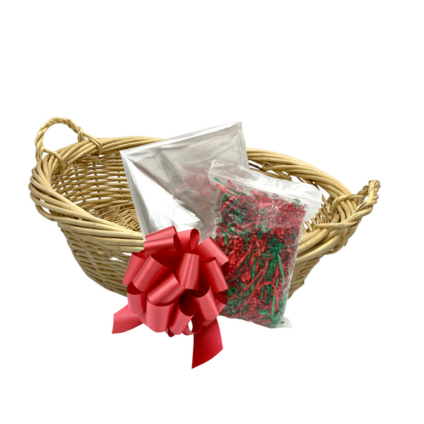Medium Gift Basket Kits with Natural Basket (12 per case) 13.49 Each