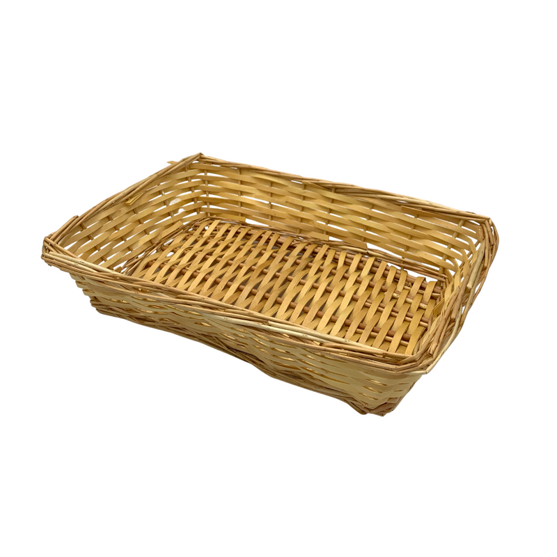 Medium Rectangle Gift Basket, Natural (24 per case) 7.49 Each