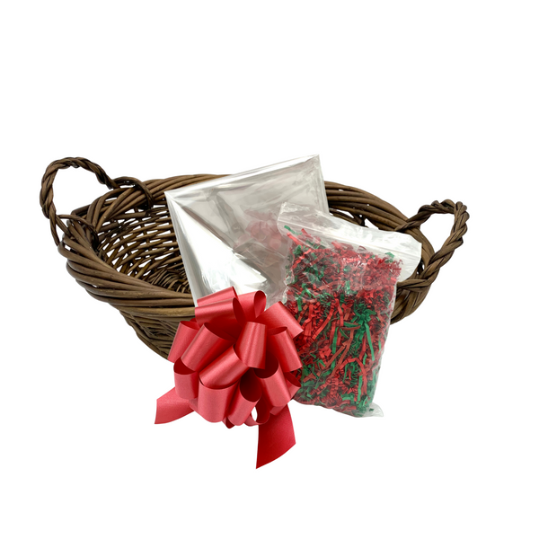 Medium Gift Basket Kits with Walnut Basket (12 kits per case) 13.49 Each