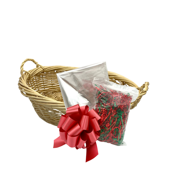 Small Gift Basket Kits with Natural Basket (12 kits per case) 10.49 Each